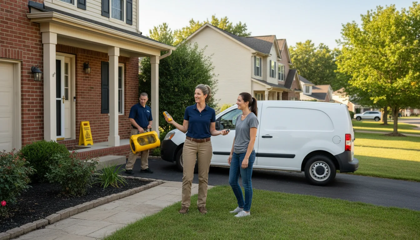 Water restoration image for Dehumidification And Cleanup Services in Tangent, OR